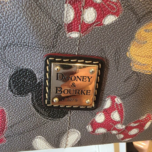 Dooney & Bourke Disney Mickey Crossbody Bag - Black and Red - Picture 2 of 12